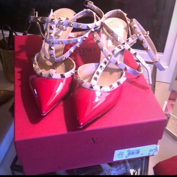 Authentic VALENTINO Rockstud Kitten Heels - Picture 4 of 8